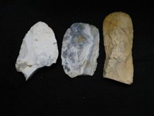 Authentic Indian Scrappers Arrowheads Set of 3 Missouri Scrappers