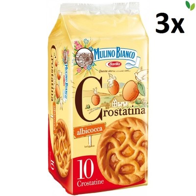 30 Mulino Bianco Kuchen Crostatina Albicocca Aprikose brioche kekse 400g cookies