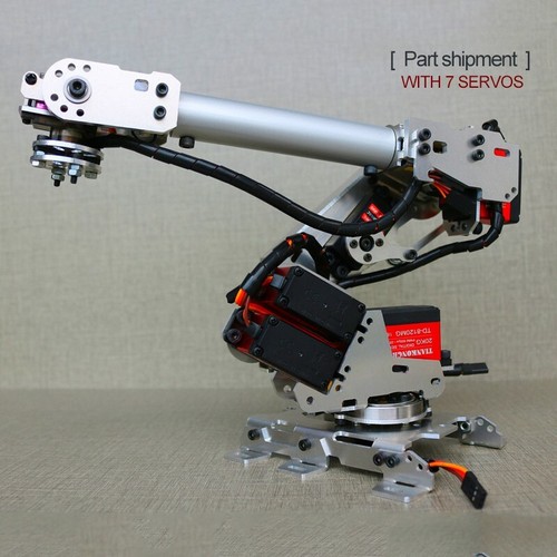 6-Axis Mechanical Robotic Arm Industrial Manipulator DOF Robot Arm Frame DIY Kit