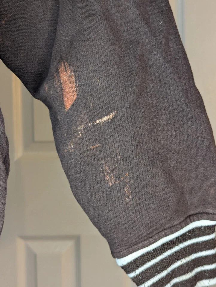 Chaqueta Universitaria De Lana Rocawear De Colección Talla Grande Juvenil 14/16 Negra Streetwear Y2K Foto 4 de 4