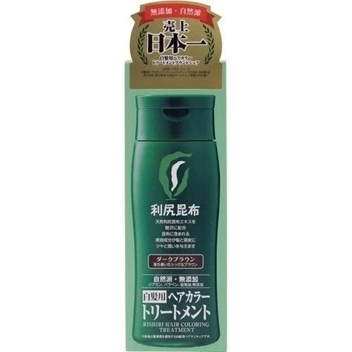 Juego de 5 Botellas Rishiri Konbu Tratamiento de Color de Cabello Blanco Tinte de Cabello Marrón Oscuro 200g Foto 4 de 4