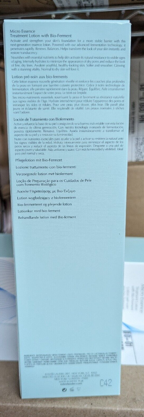 Estee Lauder Micro Essence Treatment Lotion with Bio-Ferment 13.5 oz/400 ml B54