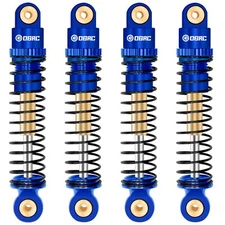 OGRC Shocks Absorber Aluminum Front & Rear Shock Damper RC Shocks for Axial S...