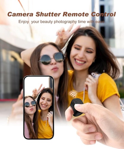 Tiktok Bluetooth Remote Control Scrolling Ring TIKTok Page Turner Black White PK - Picture 6 of 6