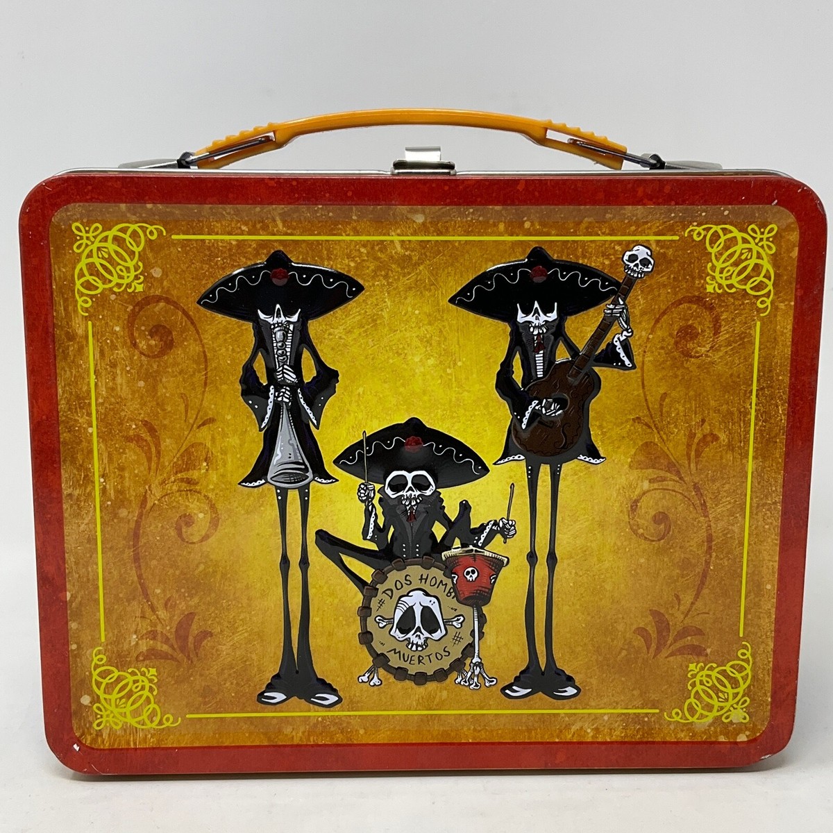 Dia De Los Muertos - David Lozeau Art - Large Tin Tote Lunch Box