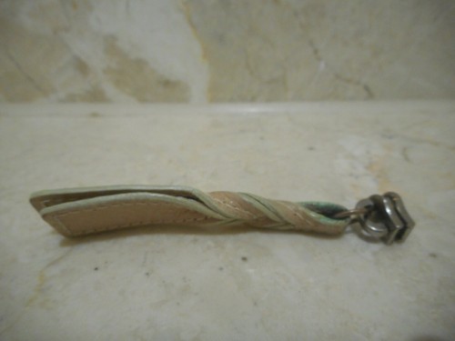Mulberry Somerset Handbag Beige Chrome Riri Zip Plaited Leather Pull 10cmx1.5cm - Picture 5 of 5
