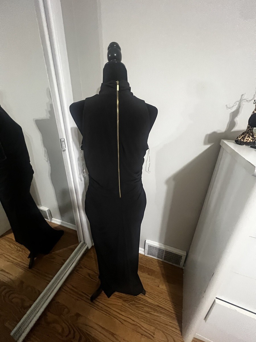 slim fit dress slacks Exposed Back Zip Dress main image 0