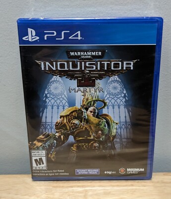 New Factory Sealed Warhammer 40K: Inquisitor - Martyr - Sony PlayStation 4 (PS4)