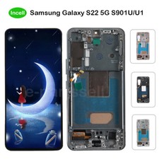 Incell For Samsung Galaxy S22 5G S901U LCD Display Screen Replacement Gold Black