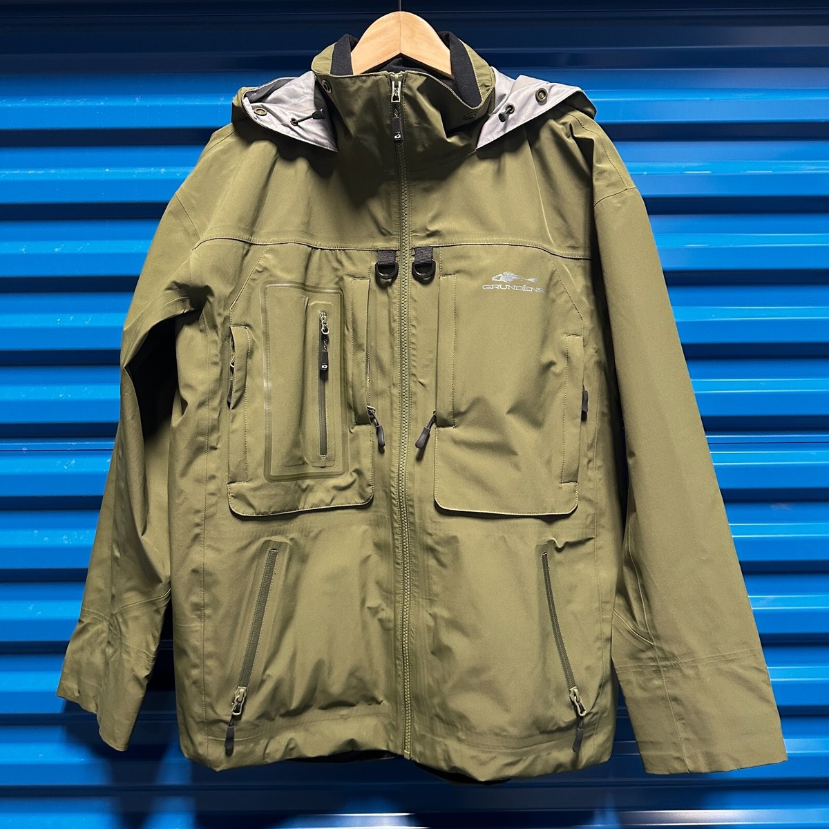 Grundens Dark And Stormy Jacket Green Salt Water Fishing Jacket