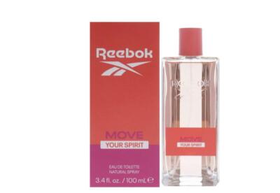 Reebok Move Your Spirit Women by Reebok EDT Pray 3.4 oz Opened Box