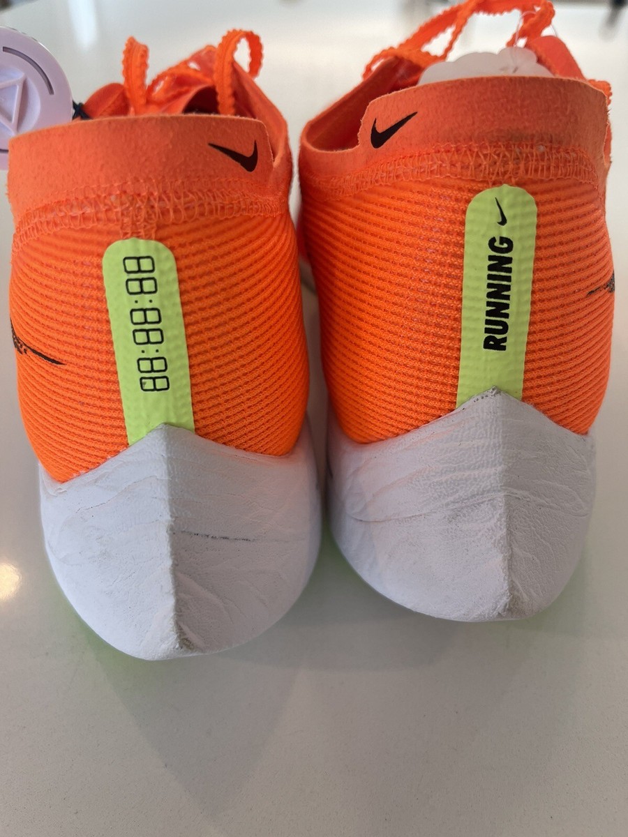 Nike ZoomX Vaporfly Next% 2 US mens 12. CU41111-800 Total Orange