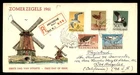 Mayfairstamps Netherlands FDC Birds Combo Windmill Zomerzegels Reg First Day Cov