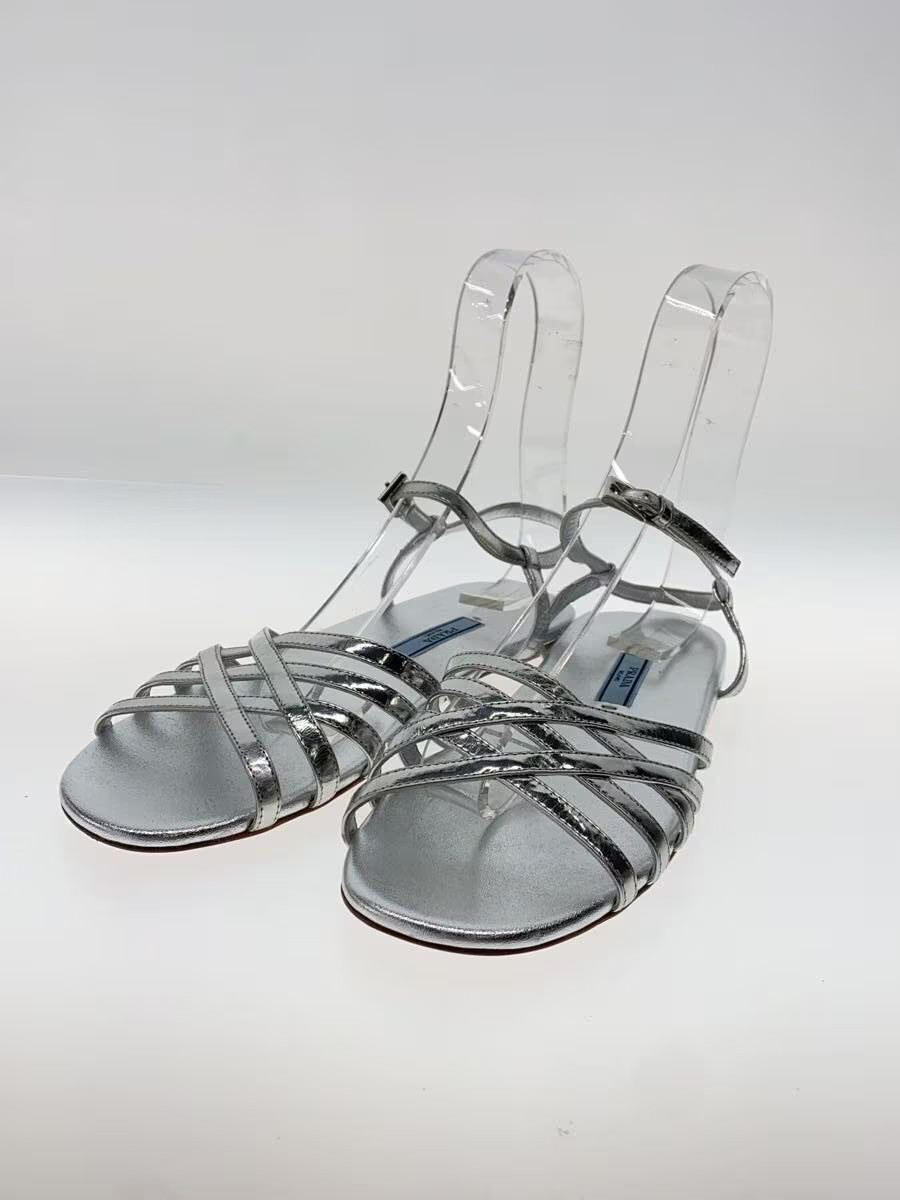 PRADAシルバーサンダル 37 1/2 PRADA Sandals Size 37 Silver | eBay