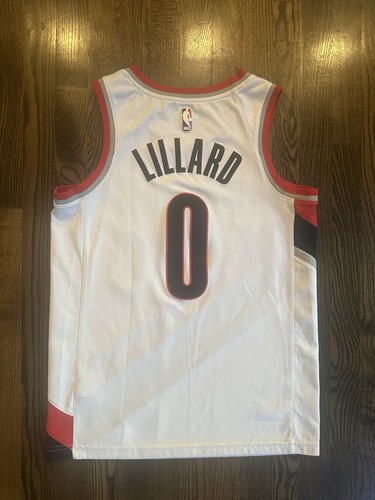 Nike DAMIAN LILLARD #0 Portland Trail Blazers Swingman Jersey Size 44 Medium - Picture 3 of 7