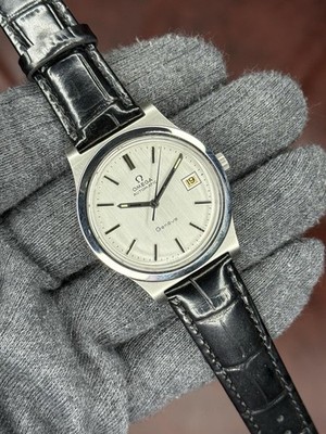 omega geneve automatic cal . 1012 ref 166.0168 date White dial