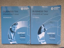 Osborne Books AAT Level 4 Business Tax (FA 2024) Workbook & Tutorial NO WRITING