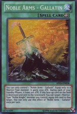 YuGiOh Noble Arms - Gallatin AP03-EN008 Super Rare Englisch Excellent unl.