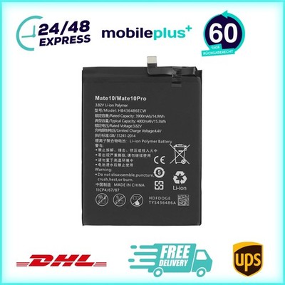 Akku für Huawei P20 Pro Mate20 Mate10 Pro HB436486ECW 4000mAh Batterie Ersatz