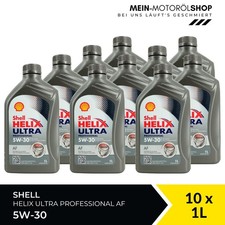 Shell Helix Ultra Professional AF 5W-30 Ford API SL Motoröl 10x1 Liter= 10 Liter