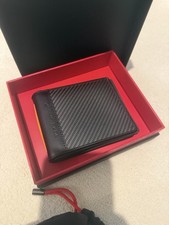 New Authentic Tumi McLaren Wallet Men Double Billfold Carbon Limited Unisex