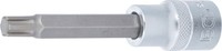 "Bit-Einsatz L. 100Mm Antrieb Innenvierkant 12,5Mm (1/2\") Keil-Profil F. Ribe M9"