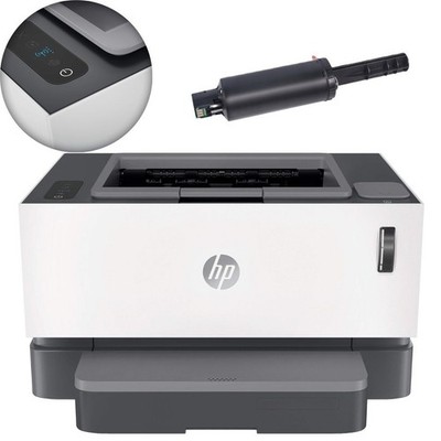 HP Neverstop 1000w   S/W Laserdrucker   Wi-Fi, USB, LAN, Tonertank