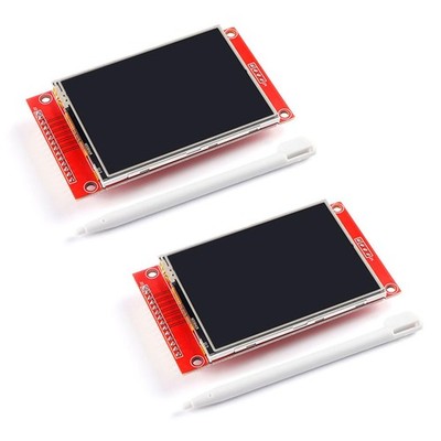 2Pcs 2.8 inch Color LCD Display 2.8'' LCD Screen Module with Touch 240X320 Tou...