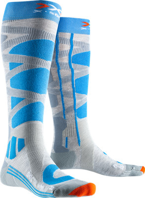 X-SOCKS Ski Control 4.0 Skisocken | Damen | Grey Melange/Turquoise |