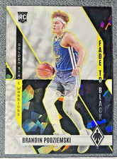 2023 Panini Phoenix Brandin Podziemski Fade to Black White Ice /125 Rookie