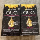 (2) Garnier Olia Permanent Hair Color - 1.0 Black — photo 1