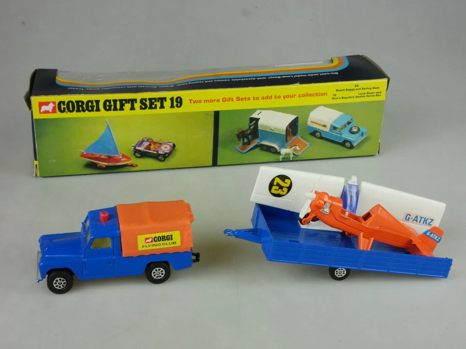 Corgi Gift Set 19 Land Rover Nipper Aircraft plane and Trailer GS19 + Box 132481 - Bild 2 von 4