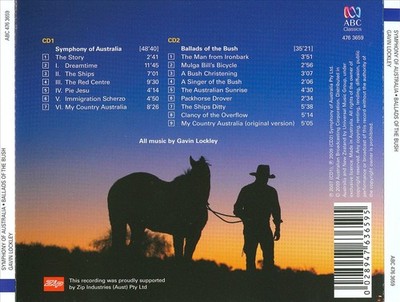 GAVIN LOCKLEY: SYMPHONY OF AUSTRALIA; BALLADS OF THE BUSH NEW CD
