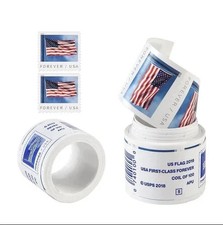 Mint NH Scott 5344 2019 US Flag Forever Stamps Roll of 100 Coil USPS Unused