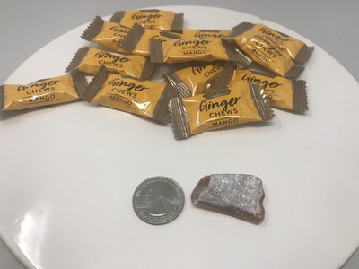 Bali's Best Ginger Chews Tropical Mango ginger candy 1 pound