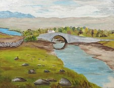 Original Irish Landscape Oil Painting c1970