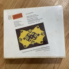 1977 Yarn Kits Latch Hook Kit 9516 Create Your Own Rug Wall Hanging 18x24 NOS