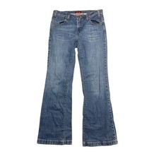 Vintage Levis Jeans Genuinely Crafted Flare Leg Blue Denim Medium Wash Size 8