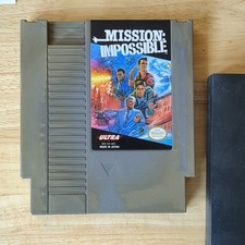 Mission: Impossible Nintendo NES - Box, Cartridge and Inserts. No manual