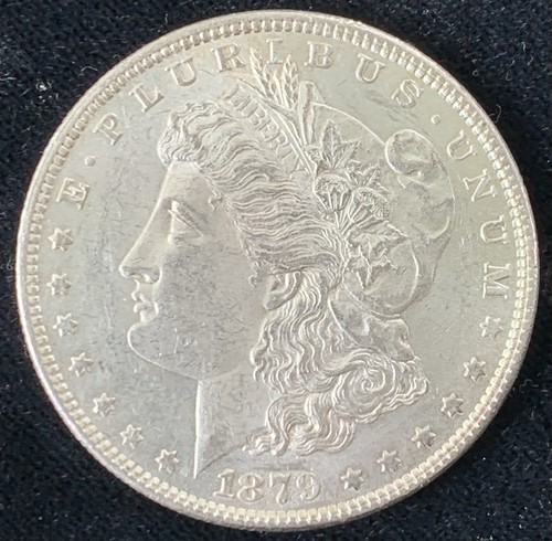 1879 P Morgan Silver Dollar Uncirculated - Picture 3 of 4
