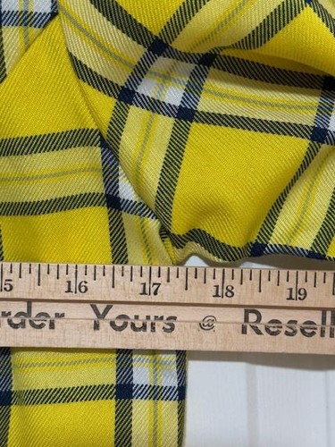 Clueless Jacket Womens Small Yellow Plaid Cher Costume 90s Movie Inspired Blazer - Picture 4 of 7
