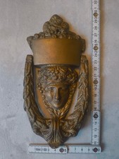 Türklopfer aus Messing Viktorianisches Gesicht