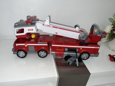 (10/N)Paw Patrol Ultimate Rescue Fire Truck with Extendable Ladder 2 ft Tall