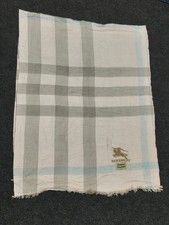 Burberry Scarve Shawl Wrap Pink Check Made In Scotland