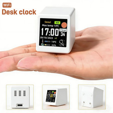 Orologio digitale da tavolo con stazione meteorologica