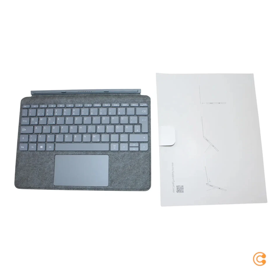 Microsoft Surface Go Signature Tastatur Cover Keyboard Platin Tablet-Zubehör - Bild 2 von 4