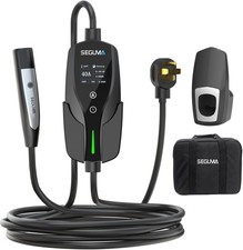 Level 2 EV Charger for Tesla, 40A/9.6kW Ultra-Fast Home Portable EV Charging Sta