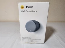 August Smart Lock 4th Generation WiFi ASL-05 Silver New In Box