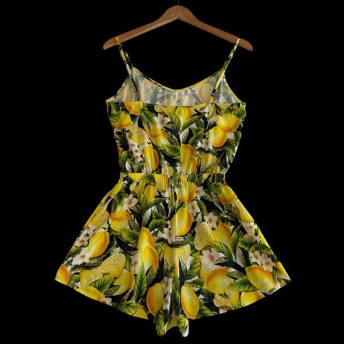 Show Me Your Mumu Rorey Pagliaccetto Agrumi Limone Donna Taglia S #513 - Foto 3 di 9