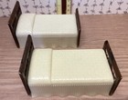 Renwal Bedroom Set, some damage, Vintage Dollhouse Furniture Plastic 1:16 — photo 4